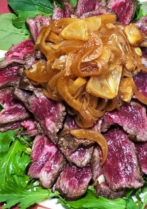 牛肉のたたき（おばやんレシピ）-レシピのメイン写真