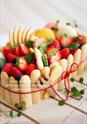 ビスキュイ・レアチーズケーキ-レシピのメイン写真