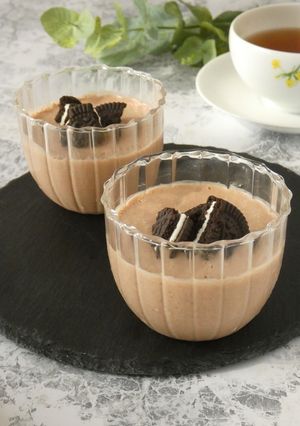 豆腐でヘルシー★チョコレアチーズケーキ-レシピのメイン写真