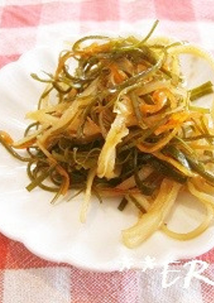 だし昆布とさきいかで松前漬け～♪♪-レシピのメイン写真