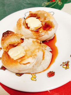 バターでこってりお腹いっぱい焼き餅-レシピのメイン写真