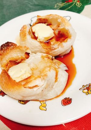 バターでこってりお腹いっぱい焼き餅-レシピのメイン写真