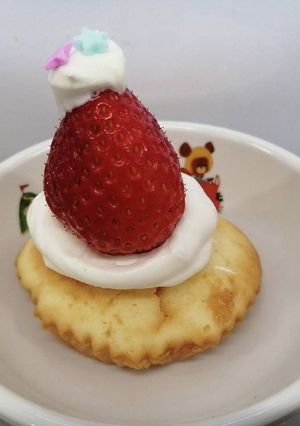 めばえ保育園 クリスマスケーキ2021年-レシピのメイン写真