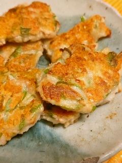 里芋とひき肉のお焼き(ハンバーグ風)-レシピのメイン写真