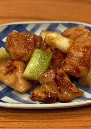 鶏肉の焼き鳥風炒め[塩麹＆麹甘酒]-レシピのメイン写真