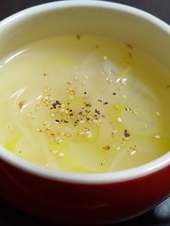 あったまる!ネギたっぷり生姜スープ-レシピのメイン写真