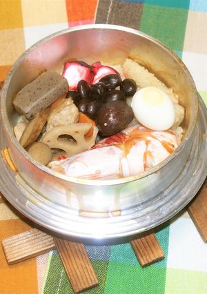 ☆残ったおせちで☆釜めし-レシピのメイン写真