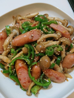 簡単!激ウマ!ウインナーとしめじ炒め♪-レシピのメイン写真