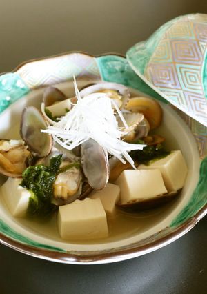 浜名湖あさり豆腐-レシピのメイン写真