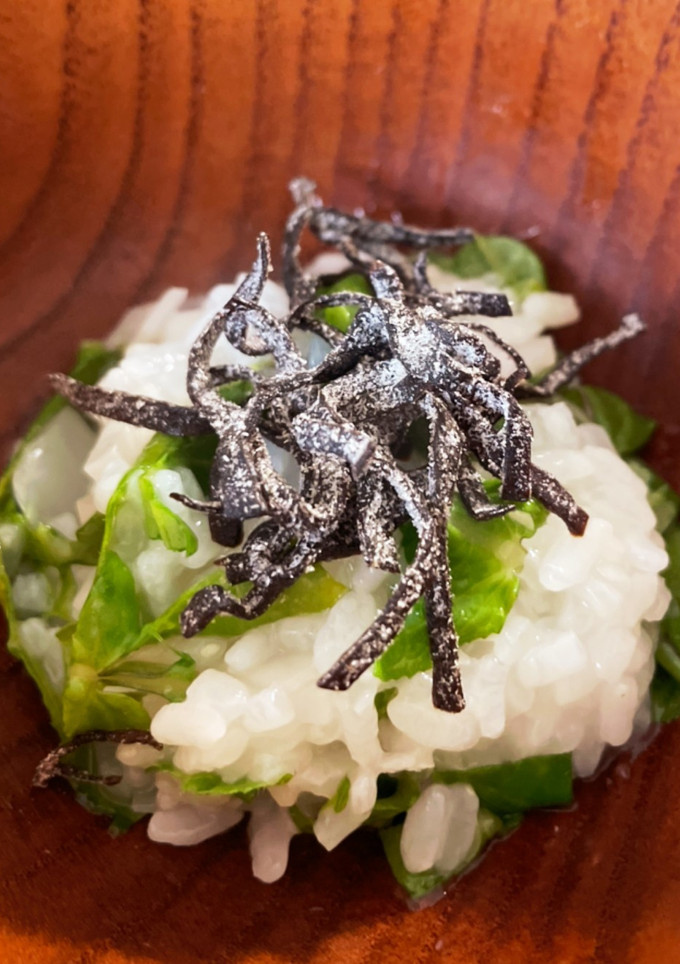 塩昆布・大根の皮で簡単七草粥風-レシピのメイン写真