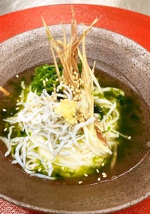 「浜名湖生のり」そうめん-レシピのメイン写真