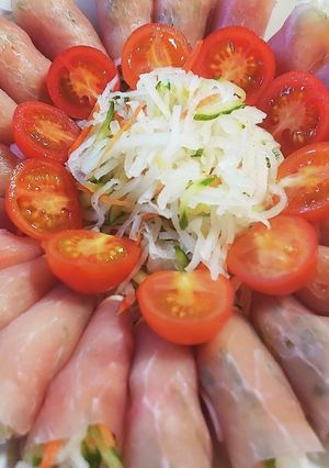 大根の生ハム巻きサラダ-レシピのメイン写真