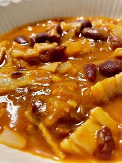 豚ばらとレッドキドニーの煮込み-レシピのメイン写真