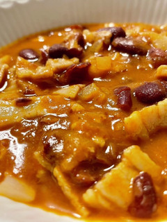豚ばらとレッドキドニーの煮込み-レシピのメイン写真