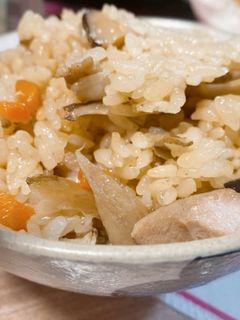 おばあちゃんの炊き込みご飯-レシピのメイン写真