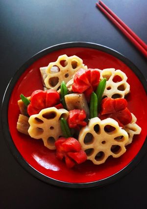 簡単♡飾り切り＆別煮でお洒落♩『筑前煮』-レシピのメイン写真