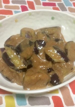 超簡単☆旨味堪能!ソース味噌味の揚げなす-レシピのメイン写真
