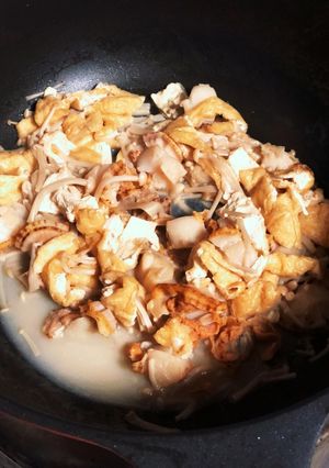 ほたてとえのきと油あげの炒め煮-レシピのメイン写真