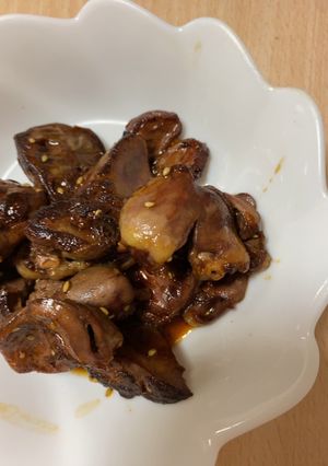旨辛！ヤンニョム鶏ハツ（レバー付き）-レシピのメイン写真
