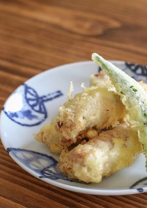 八色産すいかの豚肉梅天ぷら-レシピのメイン写真