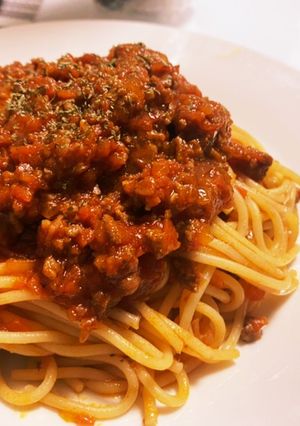 ミートスパゲッティ-レシピのメイン写真