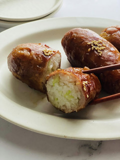 シャキシャキ!キャベツごはんの肉巻き-レシピのメイン写真