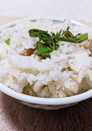 しらすと梅干しの炊き込みご飯-レシピのメイン写真
