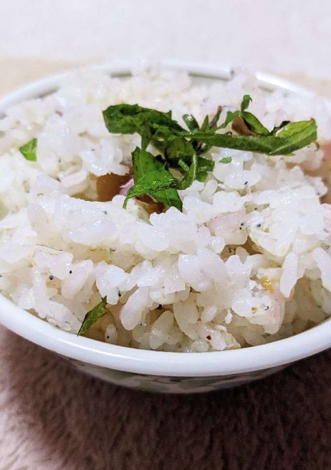 しらすと梅干しの炊き込みご飯-レシピのメイン写真