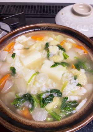 七草粥　お餅入り-レシピのメイン写真