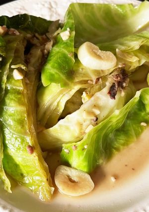 キャベツ丸ごと★アンチョビキャベツ-レシピのメイン写真