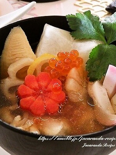 体が温まる！お雑煮-レシピのメイン写真