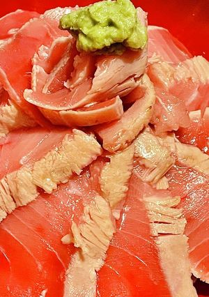 シンプルに味わう中トロの炙り塩マグロ丼-レシピのメイン写真