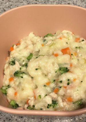 【離乳食後期】シチュー風パン粥-レシピのメイン写真