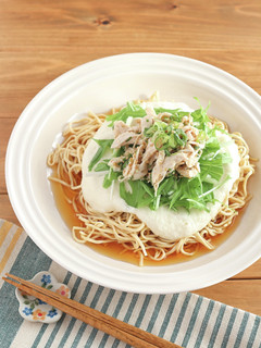 ささみのゆず胡椒風味と豆腐干とろろがけ-レシピのメイン写真