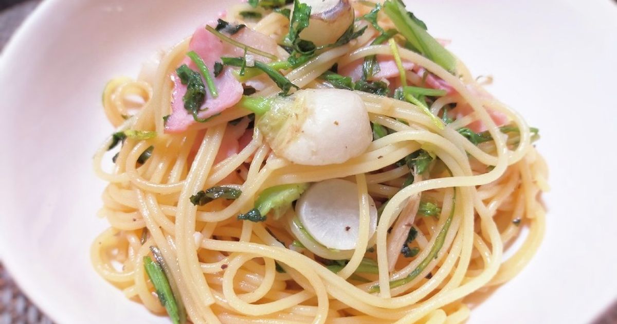 七草の和風パスタ by 江上隼人 【クックパッド】 簡単おいしいみんなの