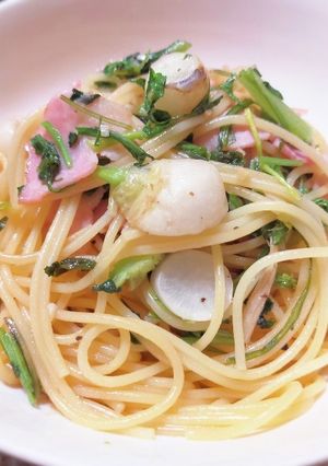 七草の和風パスタ-レシピのメイン写真
