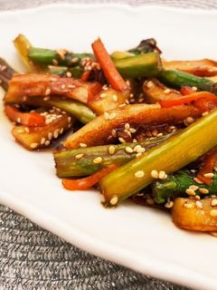 アスパラとちくわのピリ辛炒め-レシピのメイン写真