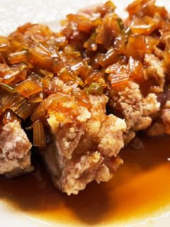 サクサク★揚げ鶏のねぎだれ(油淋鶏)-レシピのメイン写真