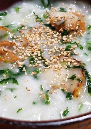 ホタテ七草粥-レシピのメイン写真
