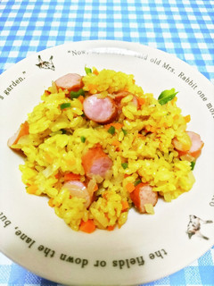 あと混ぜカレーピラフ-レシピのメイン写真