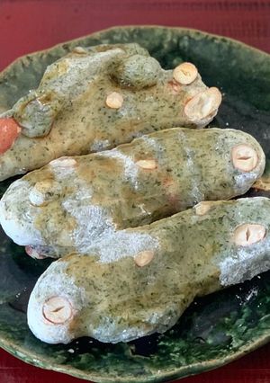 みんな大好き青のり香る豆餅-レシピのメイン写真