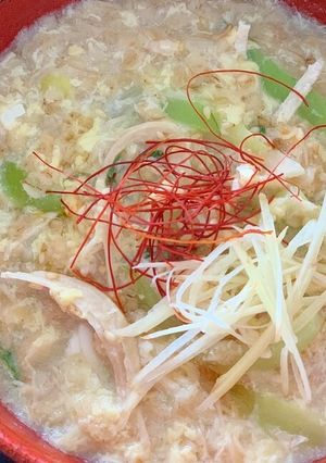 オートミールでシンプル味付け中華粥-レシピのメイン写真