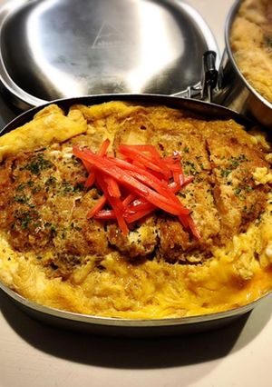 のっけ弁当2022.01.07カツ丼-レシピのメイン写真
