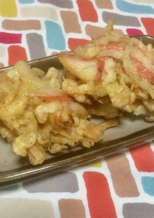 超簡単☆旨味堪能！かにかまかき揚げ♪♪♪-レシピのメイン写真