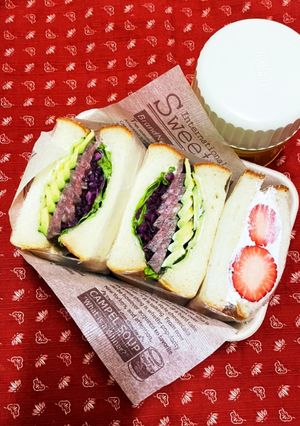 1/7 サンドイッチ弁当-レシピのメイン写真