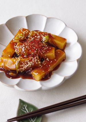お餅のプルコギトッポギ風炒め-レシピのメイン写真