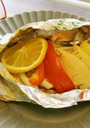 魚と野菜のホイル焼き-レシピのメイン写真
