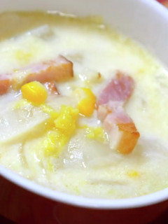 ただ煮込むだけ!『白菜のミルクスープ』-レシピのメイン写真