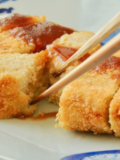 ふわふわ豚シート肉のトンカツ(介護食)-レシピのメイン写真