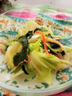 キャベツとわかめの和え物-レシピのメイン写真